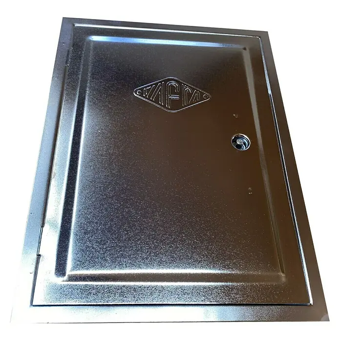 Vafra Vratašca za dimnjak - D x Š: 312 x 210 mm, Inox - Pogled odozgo