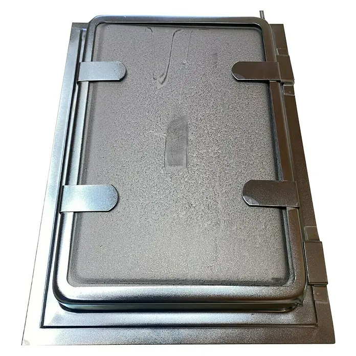 Vafra Vratašca za dimnjak - D x Š: 312 x 210 mm, Inox - Pogled odozgo