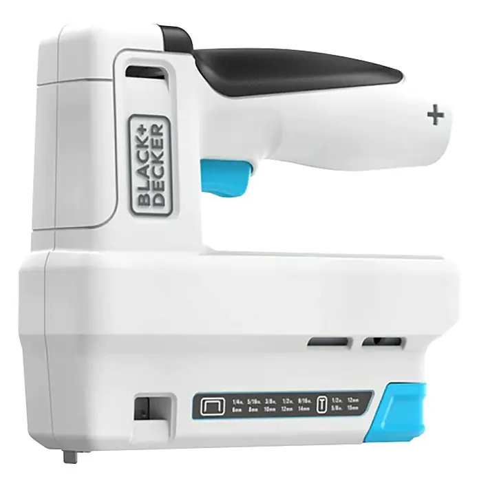 Black+Decker Grapadora de batería BCN115-XJ-Li - 3,6 V, 1 batería, 1,5 Ah - Vista angular