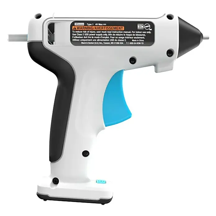 Black+Decker Pistola termoencoladora con batería BCGL115 3,6V-Li - 3,6 V - Vista de perfil derecho