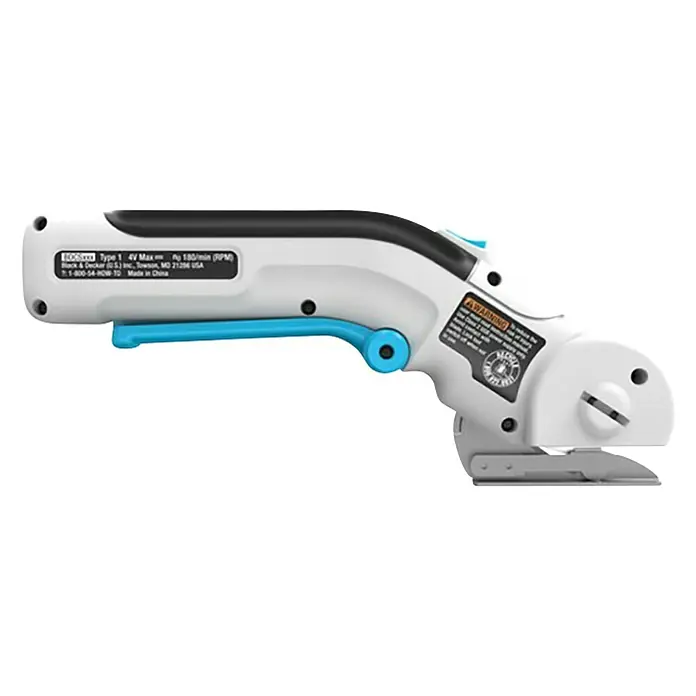 Black+Decker Cúter circular BCRC115-XJ - 3,6 V, 1,5 Ah, Iones de litio - Vista de perfil derecho