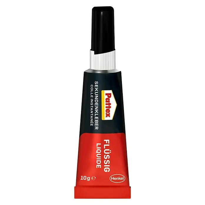 Pattex Sekundenkleber Classic - 10 g, Tube, Flüssig - Vorderansicht