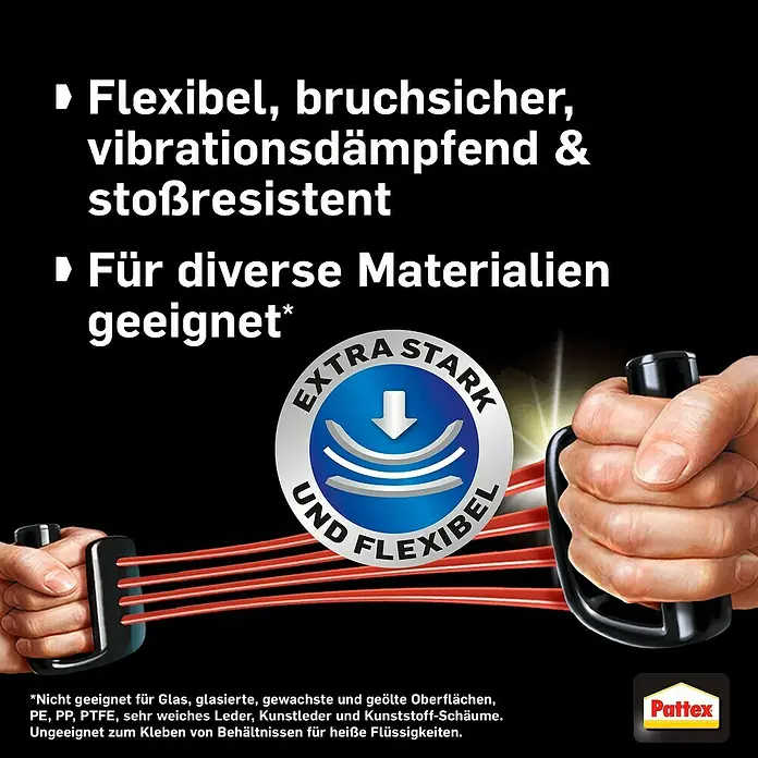 Pattex Sekundenkleber Ultra Gel - 10 g, Tube, Gelartig - Informationsansicht