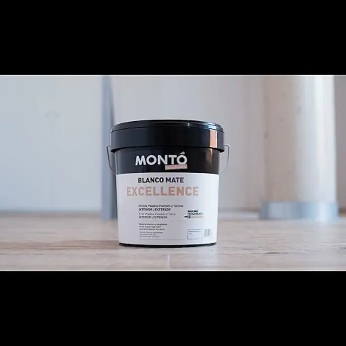 Montó Bricolovers Pintura para paredes y techos Excellence - Blanco, 15 l, Mate - Pintura blanca Excellence Montó Bricolovers