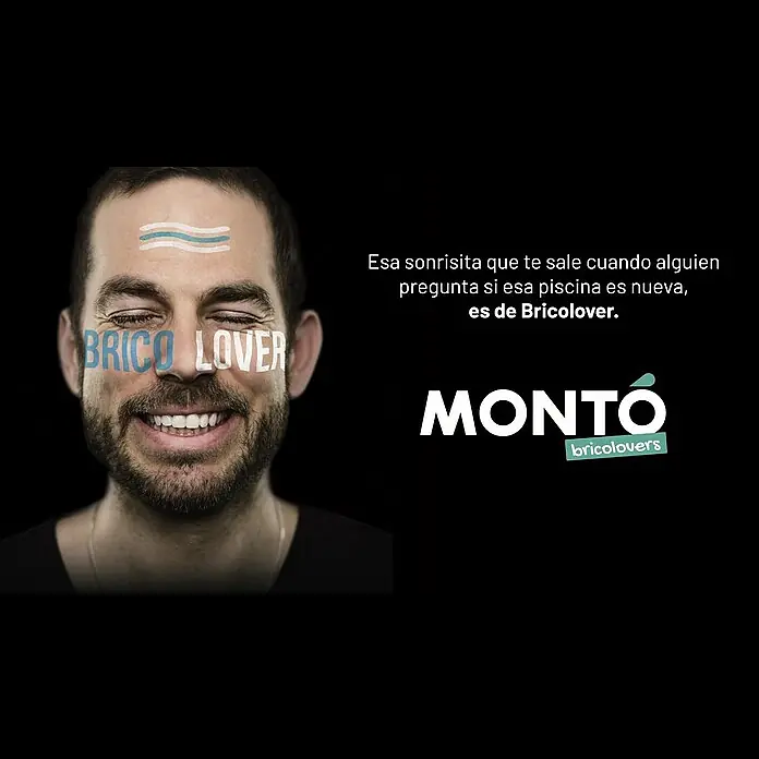 Montó Pintura para piscinas al agua HTM - Azul, 4 l, Mate sedoso - Pintura para piscinas Mont Bricolovers