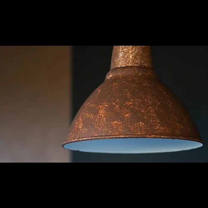 Montó Pintura para efectos decorativos - óxido, 250 ml - Efecto oxidado en una lmpara