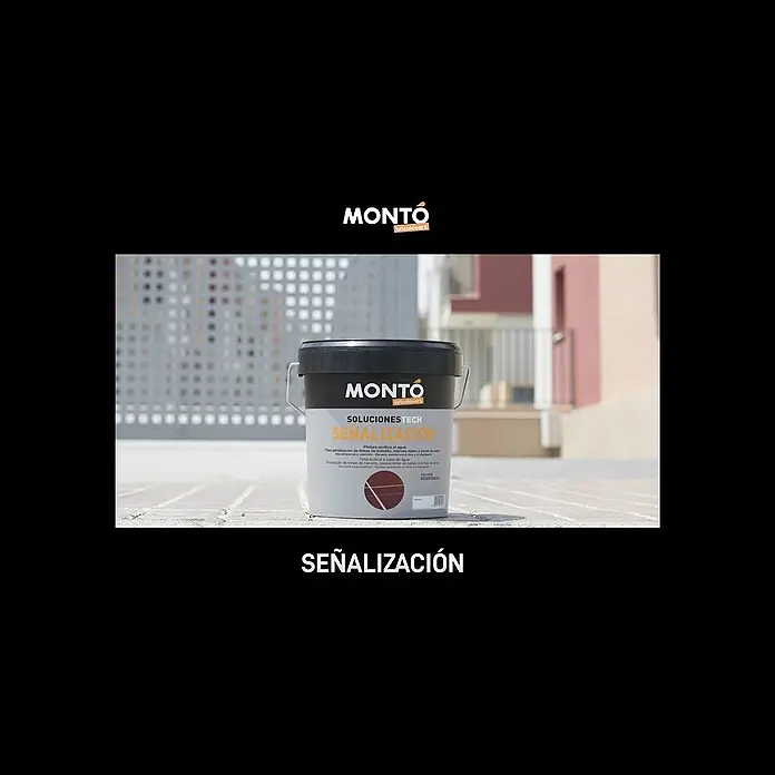 Montó Pintura de señalización Soluciones Tech - Amarillo, 750 ml - Pintura de Señalización Montó Bricolovers