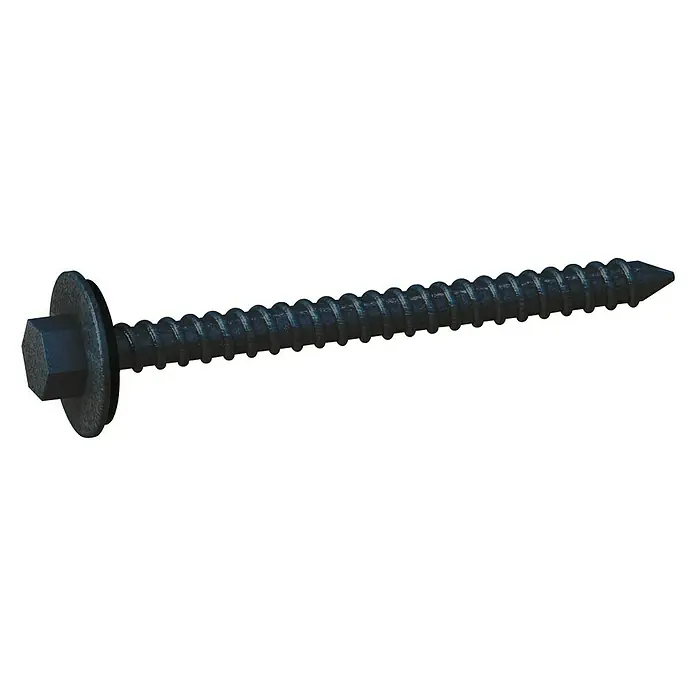 Sarei Piccolo Fassadenschraube - Ø x L: 6 x 38 mm, Edelstahl, 25 Stk., Anthrazit - Diagonale Ansicht