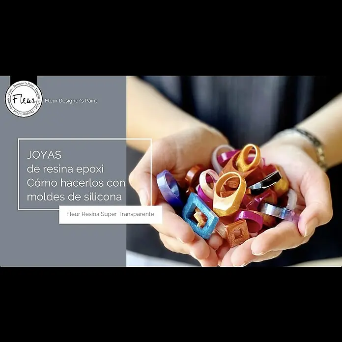 Fleur Molde Pendientes clásicos - Silicona - Cómo hacer joyas de resina