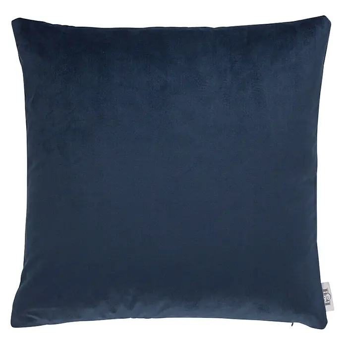 Cojín Velvet - Marino, 45 x 45 cm, 100% poliéster - Vista frontal
