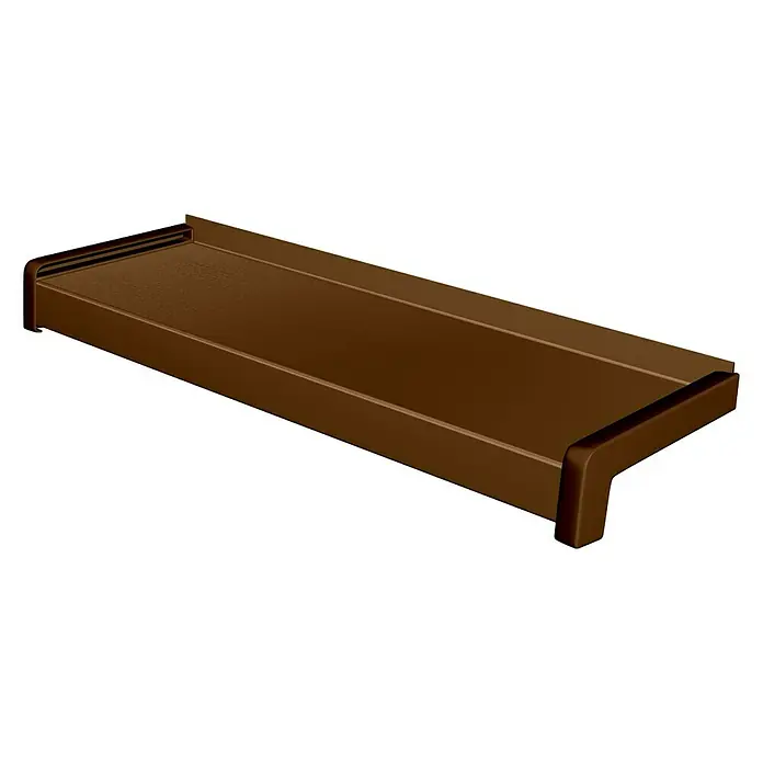 Sarei Sustav bočnih profila - PVC, Smeđe boje, 50 x 30 x 40 mm, 2 Kom. - Pogled sprijeda