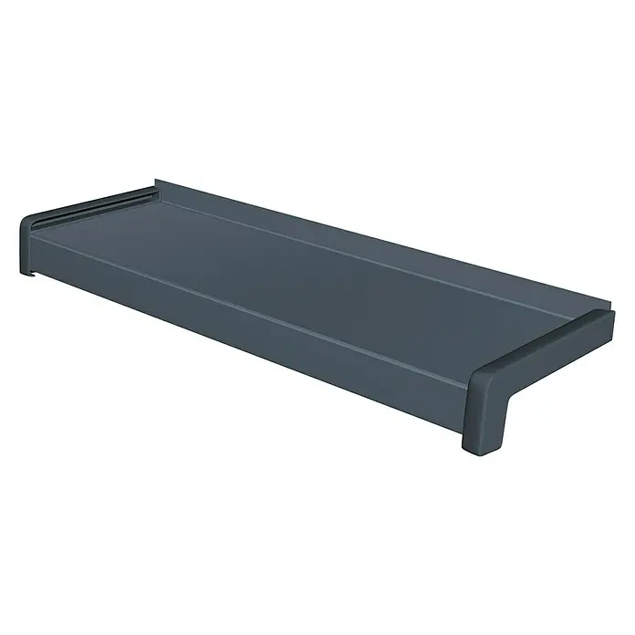 Sarei Fensterbank nach Maß - Aluminium, Max. Zuschnittsmaß: 300 cm, Anthrazit, Breite: 11 cm - Anwendungsbeispiel