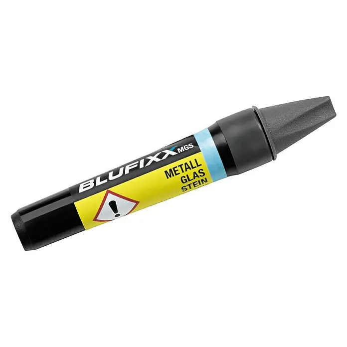 Blufixx Višenamjenski set za ljepljenje metala, stakla i kamena Blufixx MGS - Prozirno, 5 g, Metal/staklo/kamen - Pogled s desne strane