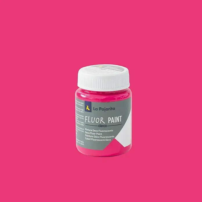 La Pajarita Pintura Fluor Paint - Magenta, 75 ml - Vista frontal