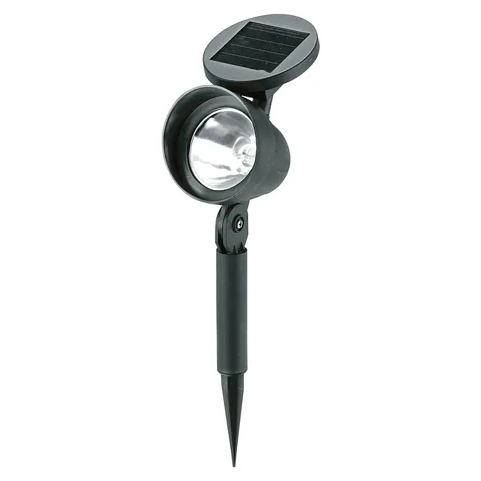 BAUHAUS Solar-Spot 2 - Erdspieß, 32,5 cm, IP44 - Diagonale Ansicht