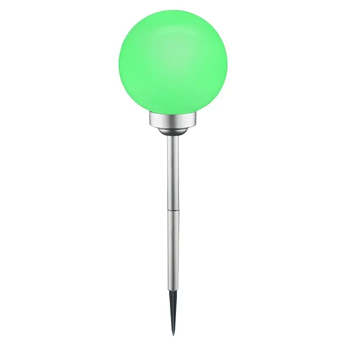BAUHAUS Napelemes gömblámpa gömb - földi tüske, Magasság: 525 mm, IP44 - Elülső nézet