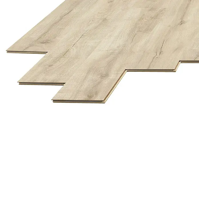 LOGOCLIC Laminado Roble Europe - 1.380 x 193 x 8 mm, AC5 - Primer plano