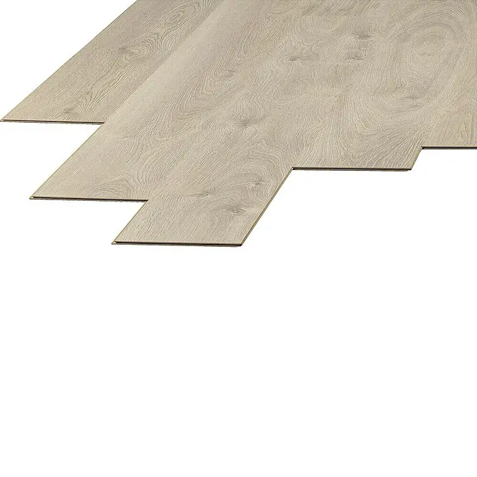 LOGOCLIC Laminado Roble Ferrara - 1.380 x 193 x 8 mm, AC4 - Primer plano