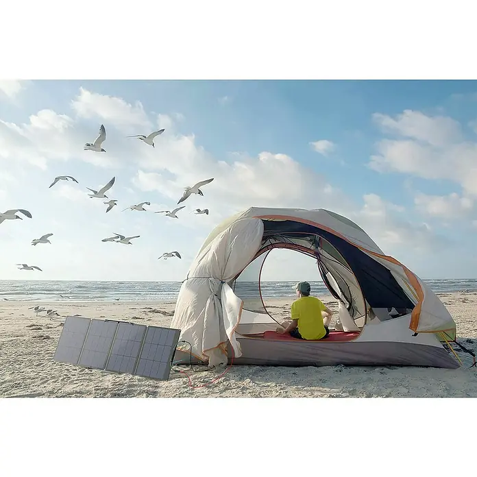 EcoFlow Módulo solar Plegable - 110 W, L x An x Al: 42 x 178,5 x 2,5 cm - Foto ambiente