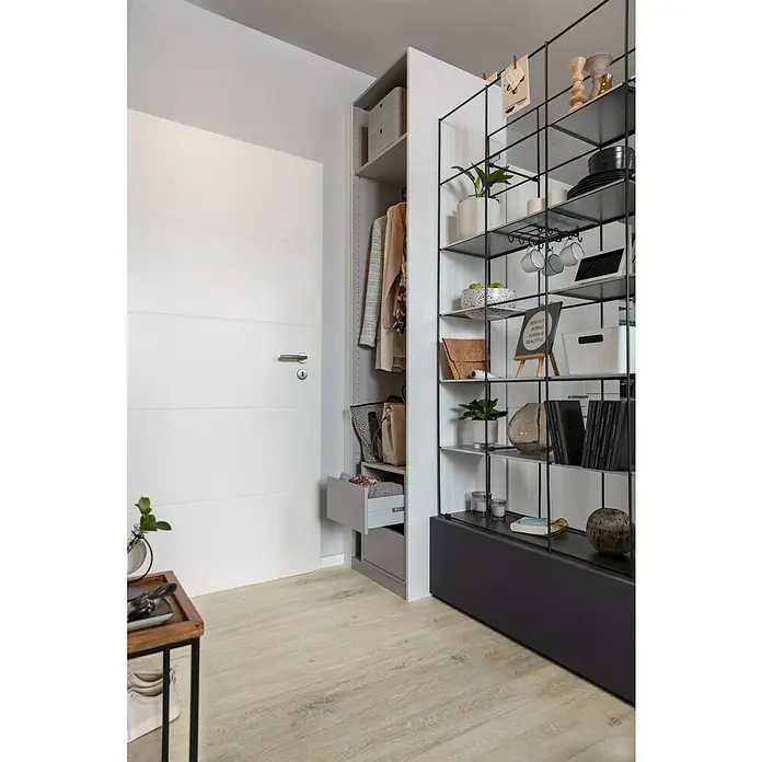 Kilsgaard Wohnungseingangstür Typ 57/14 SK1 KK3 - Klimaklasse III, DIN Anschlag: Links, 860 x 1.985 mm, Weiß - Stimmungsaufnahme