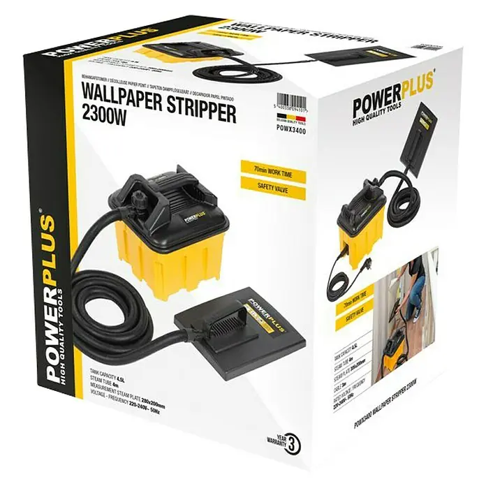 PowerPlus Behangafstomer POWX3400 - 2.300 W - Diagonaal zicht