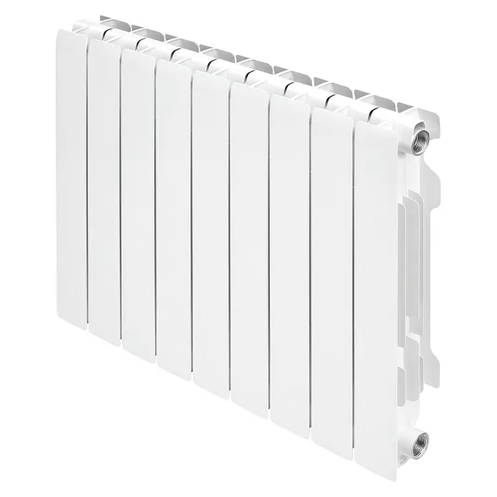 Ferroli Radiador de agua Proteo CHP - An x Al: 72 x 58,15 cm, 9 elementos, 954,54 W - Vista angular