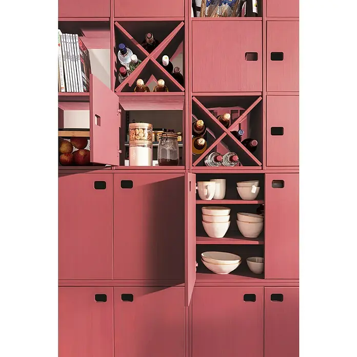 SCHÖNER WOHNEN-Farbe Wandfarbe Designfarbe - Englisches Rosenrot, 2,5 l, Matt - Stimmungsaufnahme