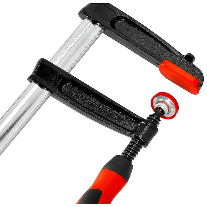 Bessey Tempergusszwinge TPN60S12BE - Spannweite: 600 mm, Ausladung: 120 mm - Detailaufnahme