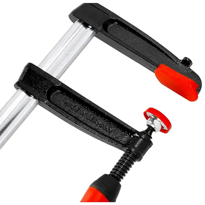 Bessey Tempergusszwinge TPN40S12BE - Spannweite: 400 mm, Ausladung: 120 mm - Detailaufnahme