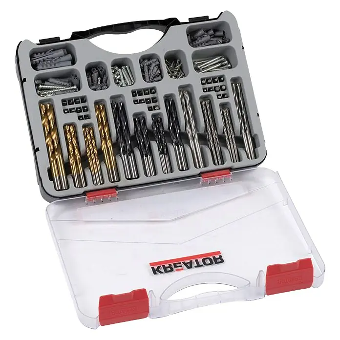 Kreator Borenset met accessoires - 275 -delig - Diagonaal zicht