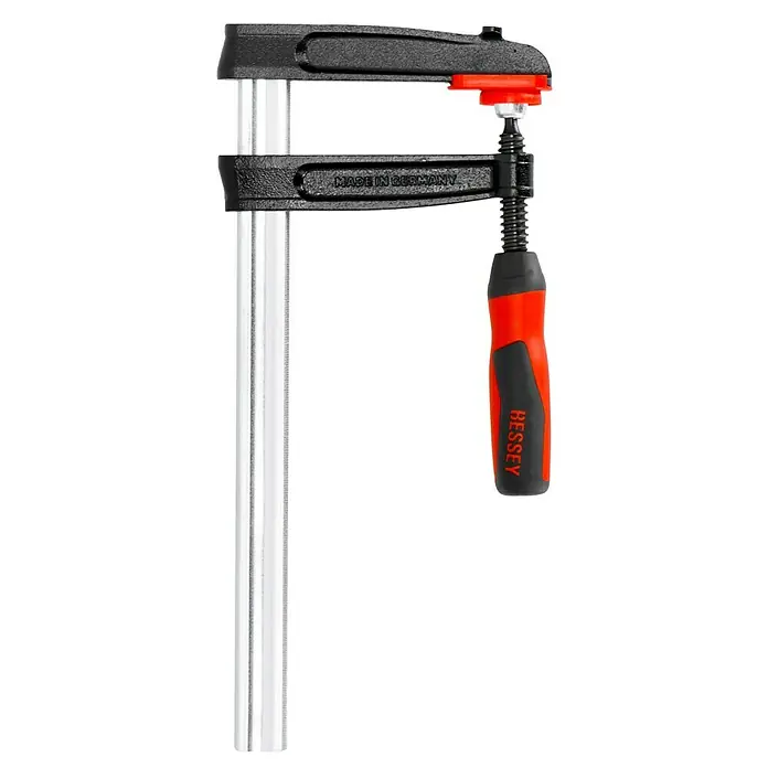 Bessey Tempergusszwinge TPN30S12BE - Spannweite: 300 mm, Ausladung: 120 mm - Rechte Seitenansicht