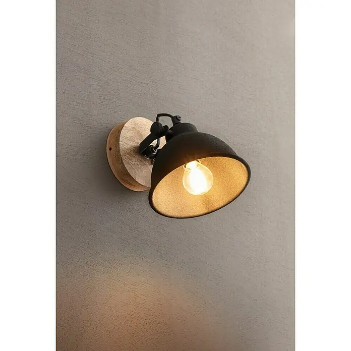 LeuchtenDirekt Samia Foco de una luz - 40 W, L x An x Al: 22,5 x 15,5 x 15,5 cm, E14 - Foto ambiente