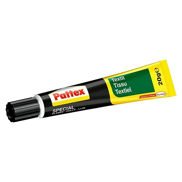 Pattex Spezialkleber Textil - 20 g - Diagonale Ansicht