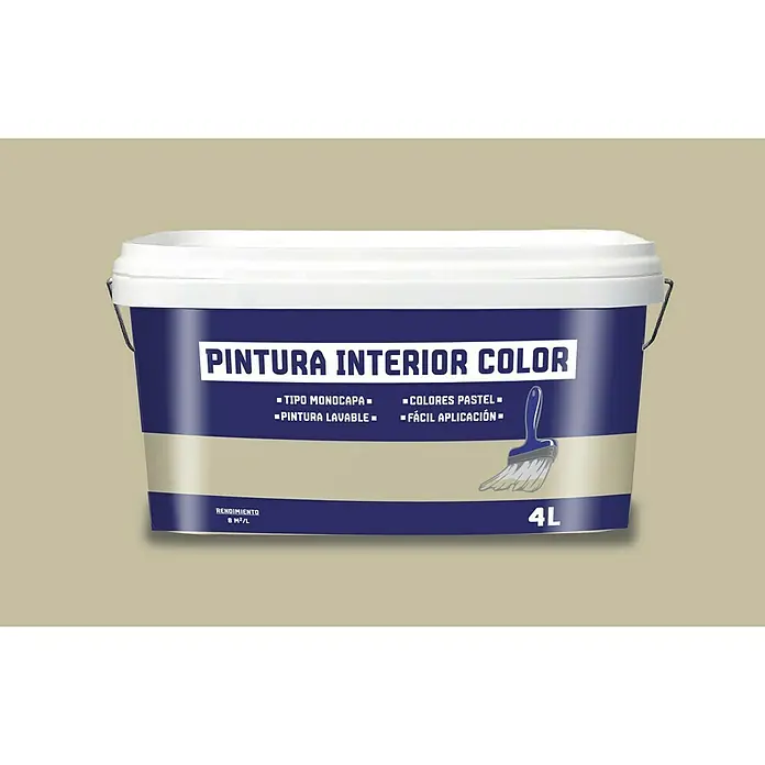 Pintura para paredes Color - Beige, 4 l, Mate