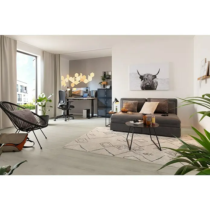 Kurzflorteppich Agadir - Ivory, 230 x 160 cm, 100% Polypropylen (Flor) - Stimmungsaufnahme