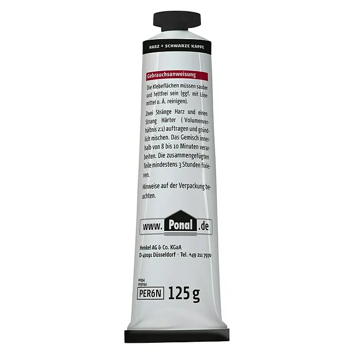 Ponal Reparatur-PUR-Spachtel - 177 g, Gebrauchsfertig, Fichte hell - Rückansicht
