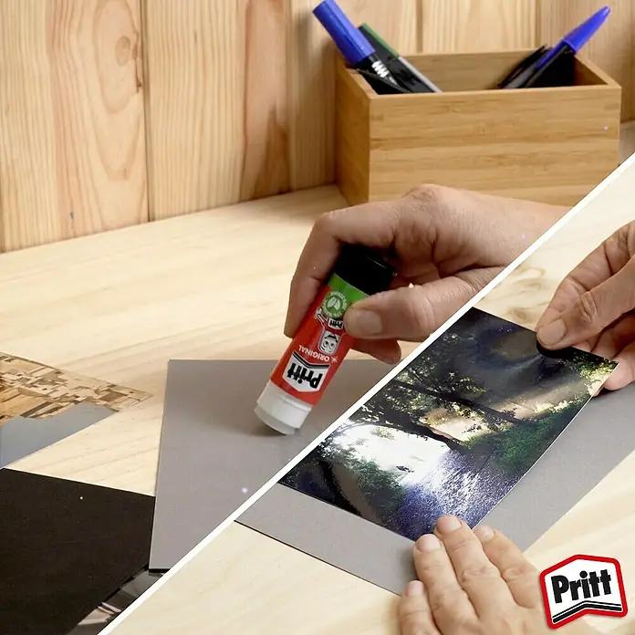 Pritt Klebestift - 22 g, Lösemittelfrei - Anwendungsbeispiel
