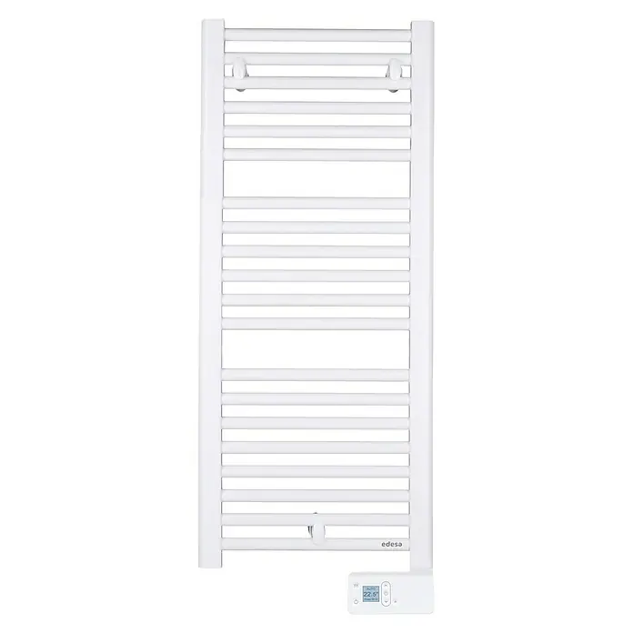Edesa Radiador toallero eléctrico Cocoon - An x Al: 48 x 101,3 cm, 500 W, Blanco - Vista frontal