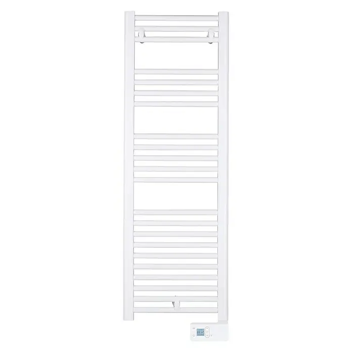 Edesa Radiador toallero eléctrico Cocoon - An x Al: 48 x 145,3 cm, 750 W, Blanco - Vista frontal