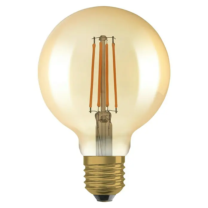 Osram Vintage 1906 LED-Leuchtmittel Globe Filament - E27, 6,5 W, G95, 725 lm - Vorderansicht