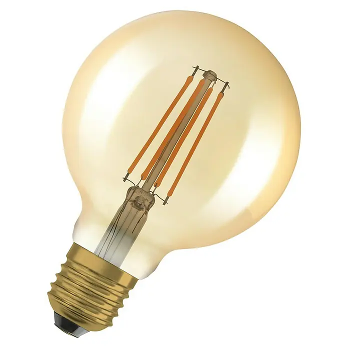 Osram Vintage 1906 LED-Leuchtmittel Globe Filament - E27, 6,5 W, G95, 725 lm - Diagonale Ansicht