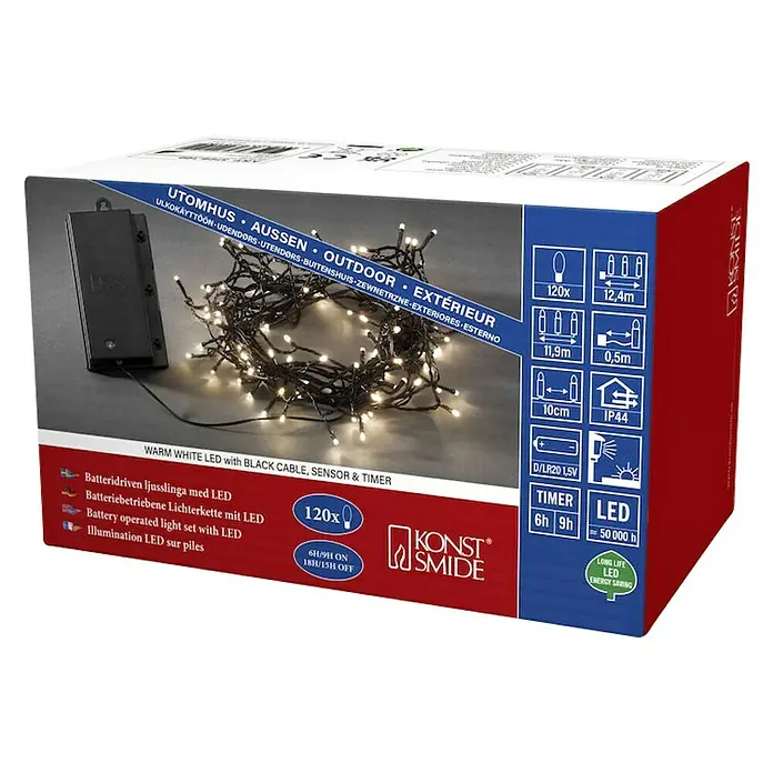 Konstsmide Led-feestverlichting - Binnen, 119 cm - Diagonaal zicht