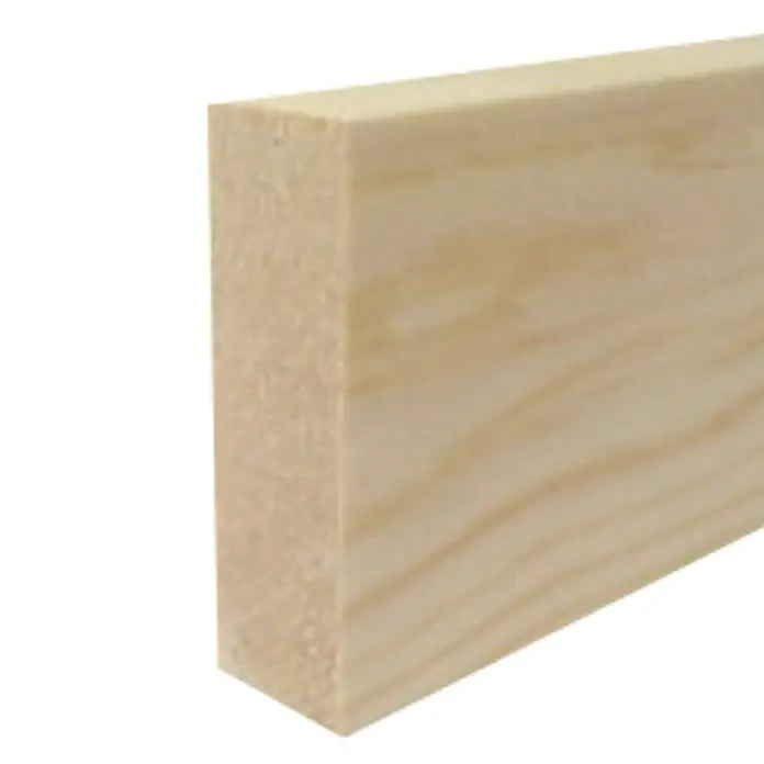 Amco Rechteckleiste - L x B x H: 2 m x 20 mm x 60 mm, Fichte/Kiefer, Unbehandelt