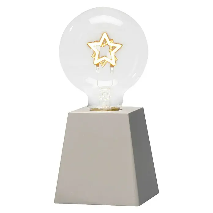 Konstsmide Led-kerstverlichting Ster - l x b x h: 8 x 8 x 17,5 cm - Diagonaal zicht