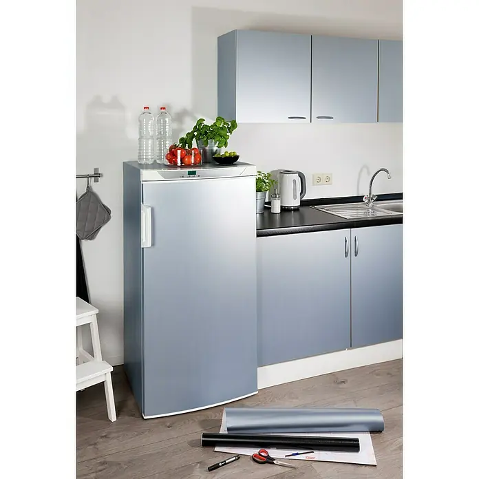 D-c-fix Designfolie - 150 x 67,5 cm, Silber, Selbstklebend - Stimmungsaufnahme