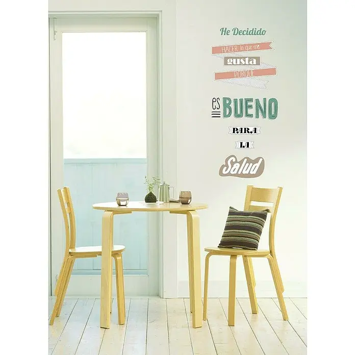 Adhesivos decorativos - Gris viejo, 68 x 48 cm, 1 pieza - Foto ambiente