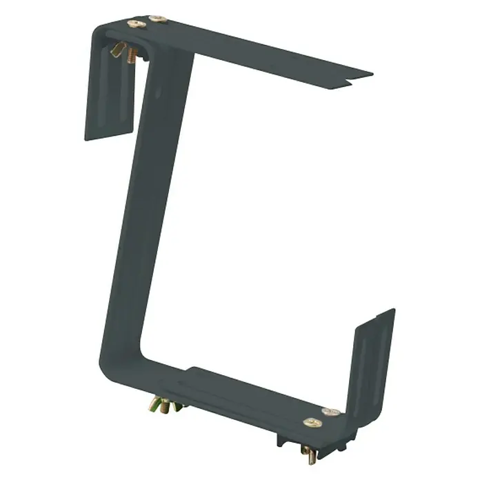 Windhager Blumenkastenhalter - 2-fach verstellbar, Anthrazit, 2 Stk.