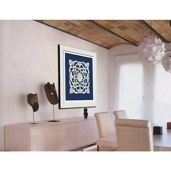 Cuadro de madera - Mandala circular, An x Al: 70 x 70 cm, 1 pzs. - Foto ambiente