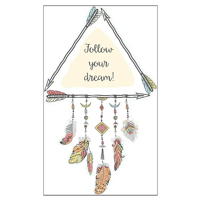 Adhesivos decorativos Sueño - An x Al: 48 x 68 cm - Vista frontal