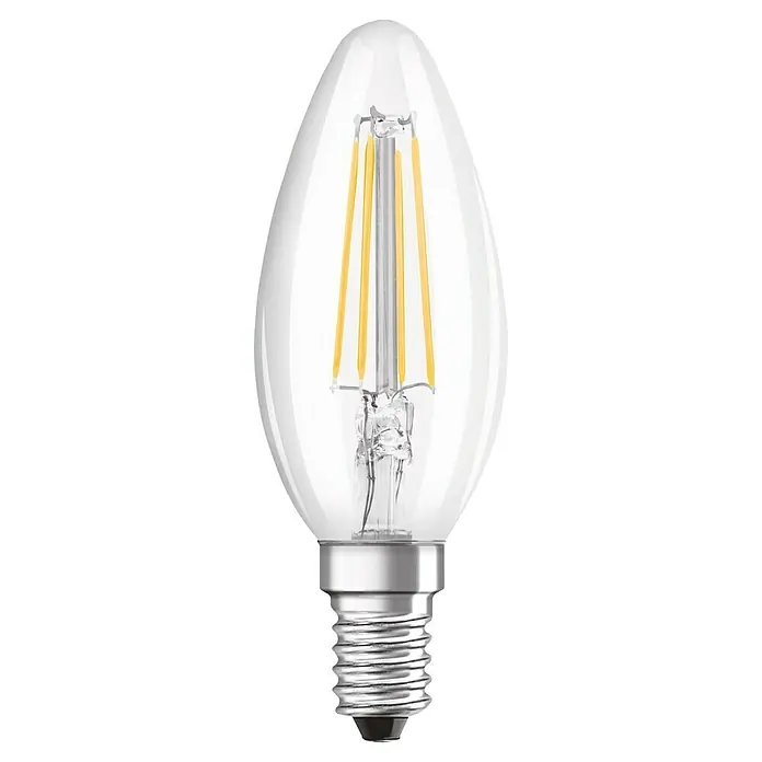Voltolux LED žarulja - 4 W, E14, Boja svjetla: Topla bijela, Bez prigušivanja, Svijeća